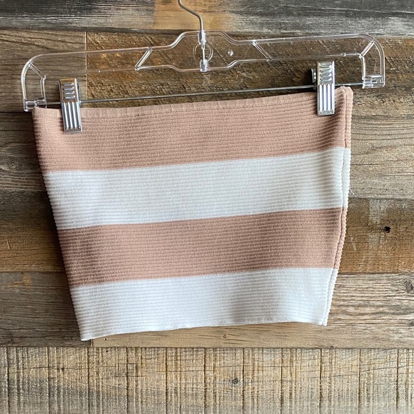 PacSun Tops - pacsun cropped striped tube top